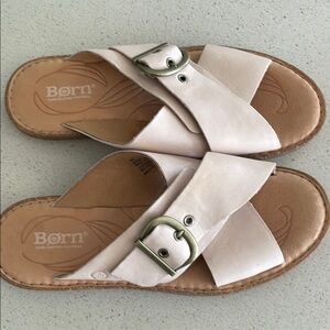 Born Women's Cream Sandals
